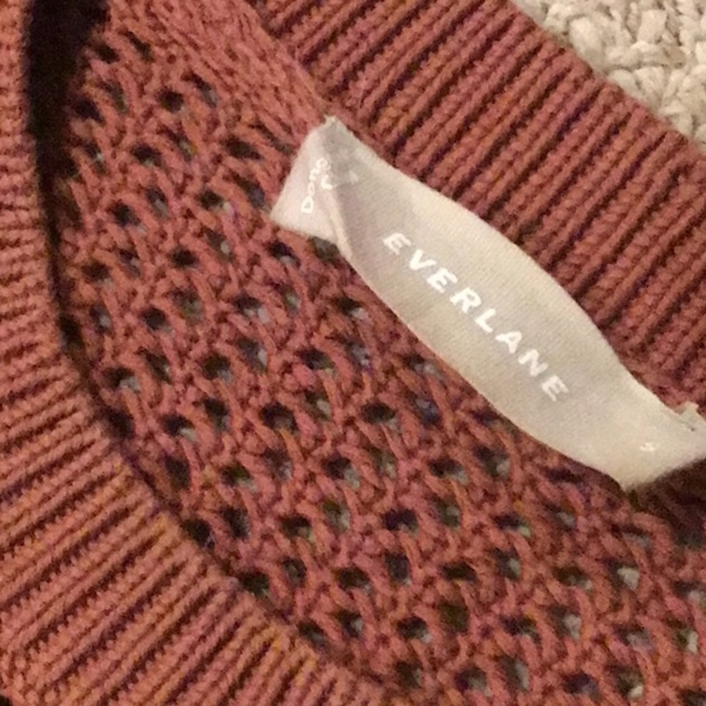 Everlane Cable Knit Cotton Sweater